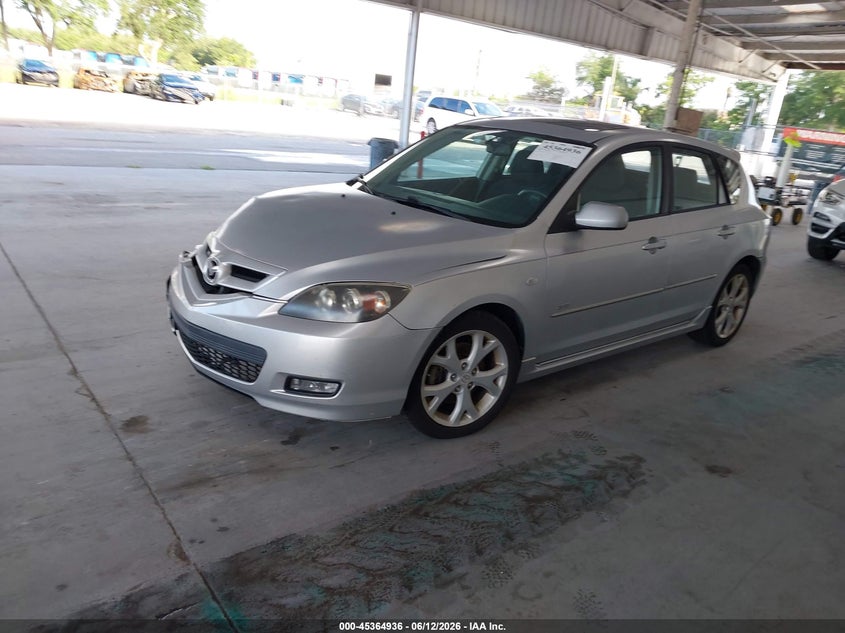 2008 Mazda 3 VIN JM1BK343481130703 IAAI salvage auction — RIGHT FRONT, Rebuildable (Florida), sold $25 on 2026-07-08 (photo 2)