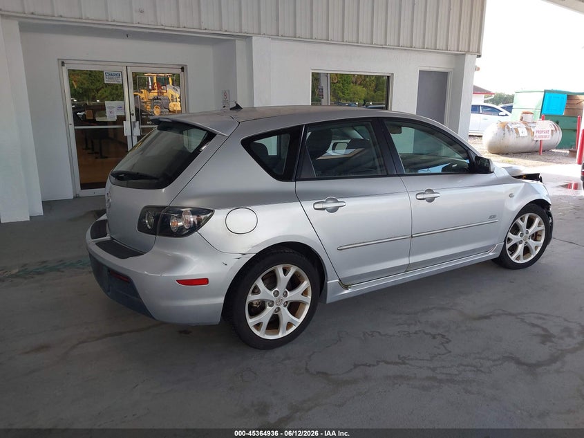 2008 Mazda 3 VIN JM1BK343481130703 IAAI salvage auction — RIGHT FRONT, Rebuildable (Florida), sold $25 on 2026-07-08 (photo 4)