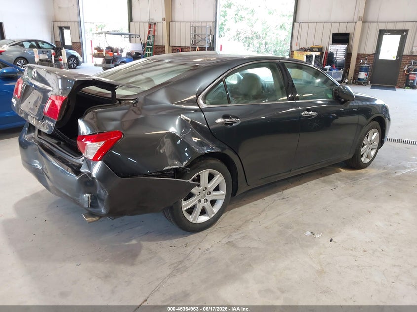 2007 Lexus ES VIN JTHBJ46G072136742 IAAI salvage auction — REAR END, Salvage (North Carolina), sold $425 on 2026-07-23 (photo 4)