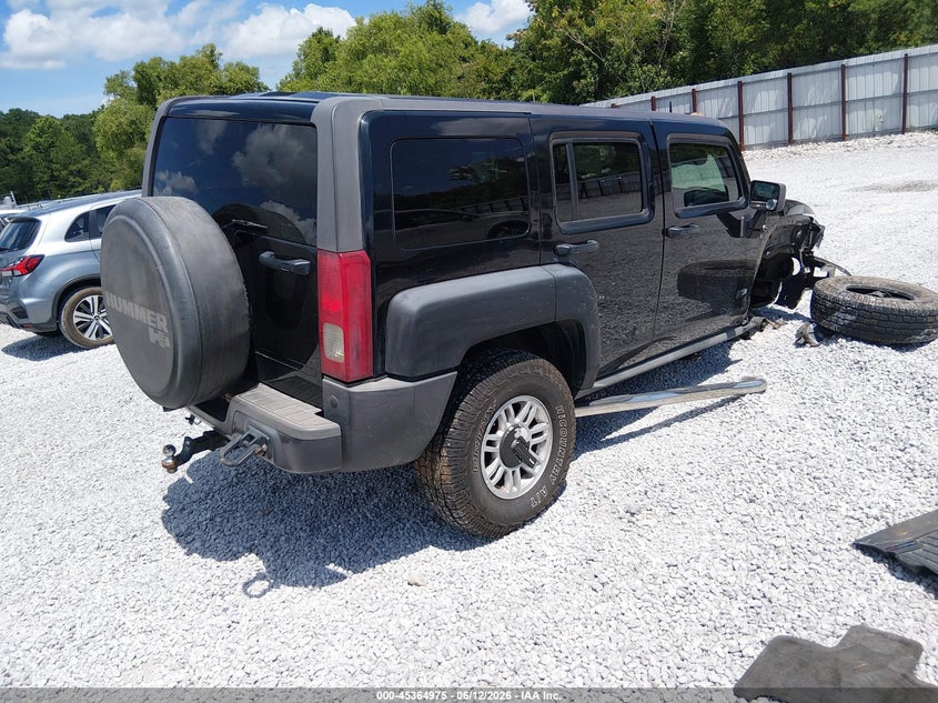 2008 Hummer H3 VIN 5GTEN13E188131139 IAAI salvage auction — RIGHT FRONT, Salvage (Alabama), sold $475 on 2026-07-30 (photo 4)