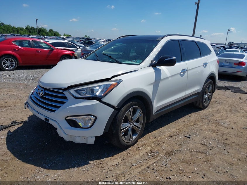 2016 Hyundai Santa fe VIN KM8SRDHF1GU164080 IAAI salvage auction — RIGHT FRONT, Salvage Title, sold $1,250 on 2026-08-01 (photo 2)