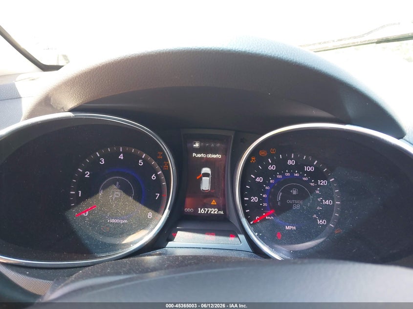 2016 Hyundai Santa fe VIN KM8SRDHF1GU164080 IAAI salvage auction — RIGHT FRONT, Salvage Title, sold $1,250 on 2026-08-01 (photo 7)