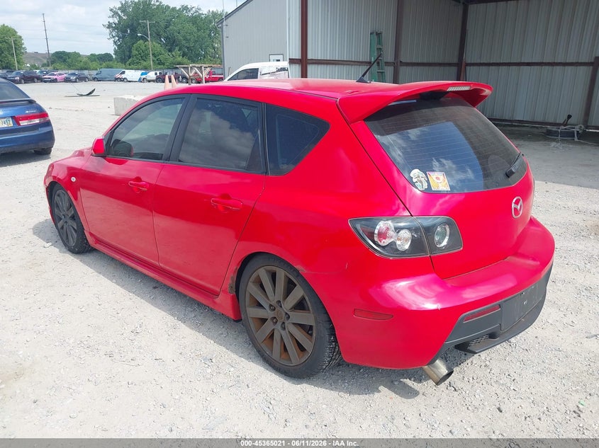 2008 Mazda 3 VIN JM1BK34L881865362 IAAI salvage auction — NORMAL WEAR, Original (Ohio), sold $325 on 2026-07-29 (photo 3)