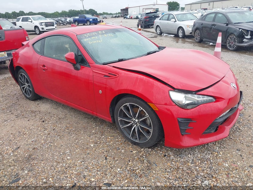 2017 Toyota Gt86 VIN JF1ZNAA19H8710118 IAAI salvage auction — ALL OVER, Salvage (Alabama), sold $1,300 on 2026-07-05 (photo 1)