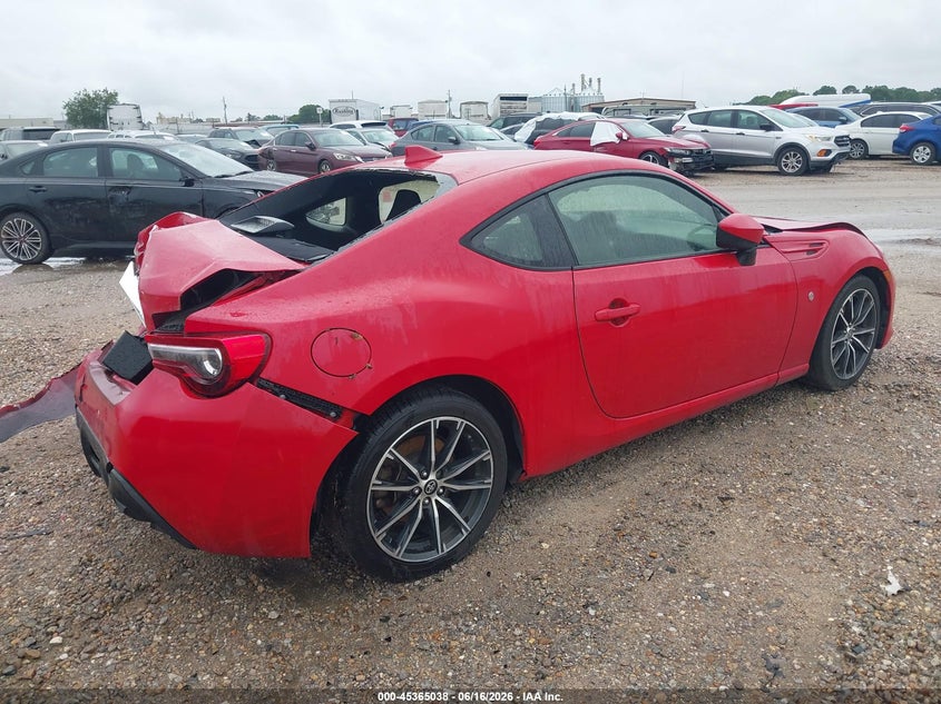 2017 Toyota Gt86 VIN JF1ZNAA19H8710118 IAAI salvage auction — ALL OVER, Salvage (Alabama), sold $1,300 on 2026-07-05 (photo 4)