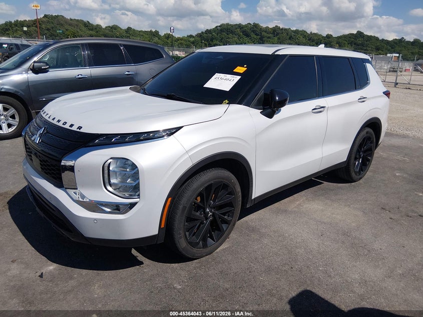 2022 Mitsubishi Outlander VIN JA4J3UA83NZ055725 IAAI salvage auction — WATER/FLOOD, Salvage (Missouri), sold $5,800 on 2026-07-17 (photo 2)