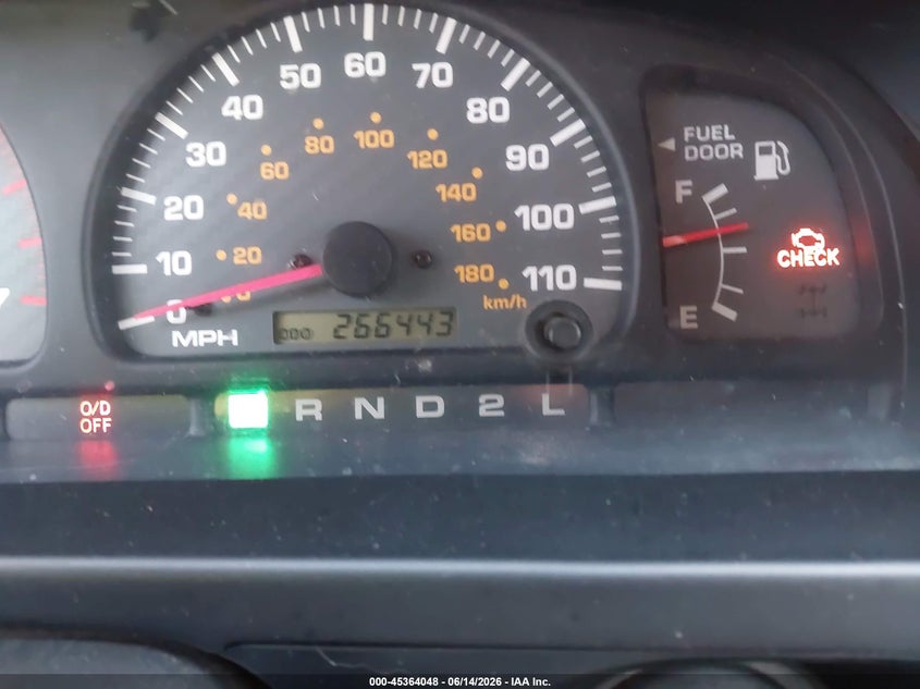 1999 Toyota 4runner VIN JT3HN86R6X0200680 IAAI salvage auction — NORMAL WEAR, Original (Kentucky), sold $1,500 on 2026-07-06 (photo 7)