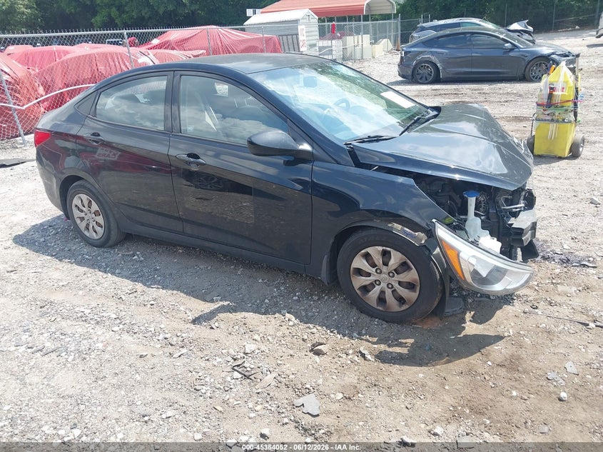 2015 Hyundai Accent VIN KMHCT4AE1FU906175 IAAI salvage auction — FRONT END, Bill Of Sale (Georgia), sold $325 on 2026-07-17 (photo 1)