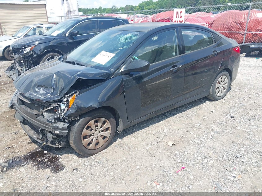 2015 Hyundai Accent VIN KMHCT4AE1FU906175 IAAI salvage auction — FRONT END, Bill Of Sale (Georgia), sold $325 on 2026-07-17 (photo 2)