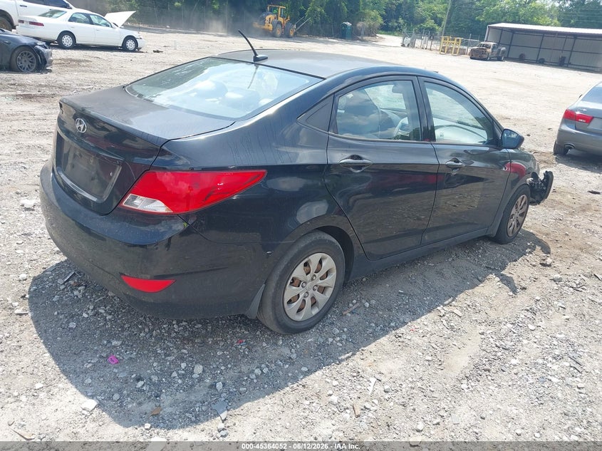 2015 Hyundai Accent VIN KMHCT4AE1FU906175 IAAI salvage auction — FRONT END, Bill Of Sale (Georgia), sold $325 on 2026-07-17 (photo 4)
