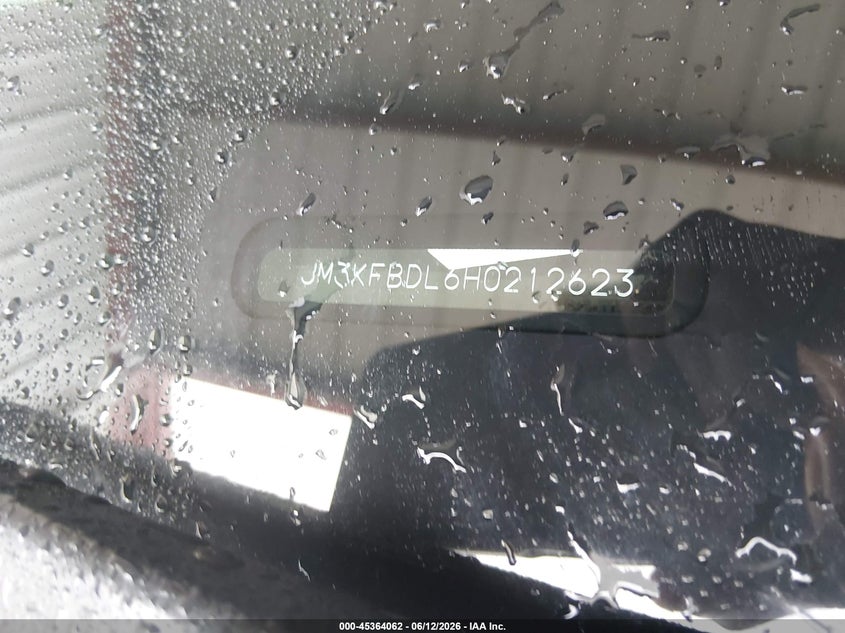 2017 Mazda Cx-5 VIN JM3KFBDL6H0212623 IAAI salvage auction — NORMAL WEAR, Original (Texas), sold $3,500 on 2026-07-13 (photo 9)