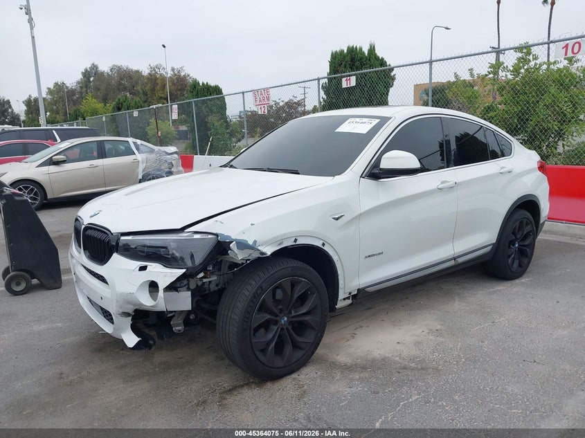 2015 BMW X4 VIN 5UXXW3C53F0M86655 IAAI salvage auction — LEFT FRONT, Salvage (California), sold $1,050 on 2026-07-30 (photo 2)