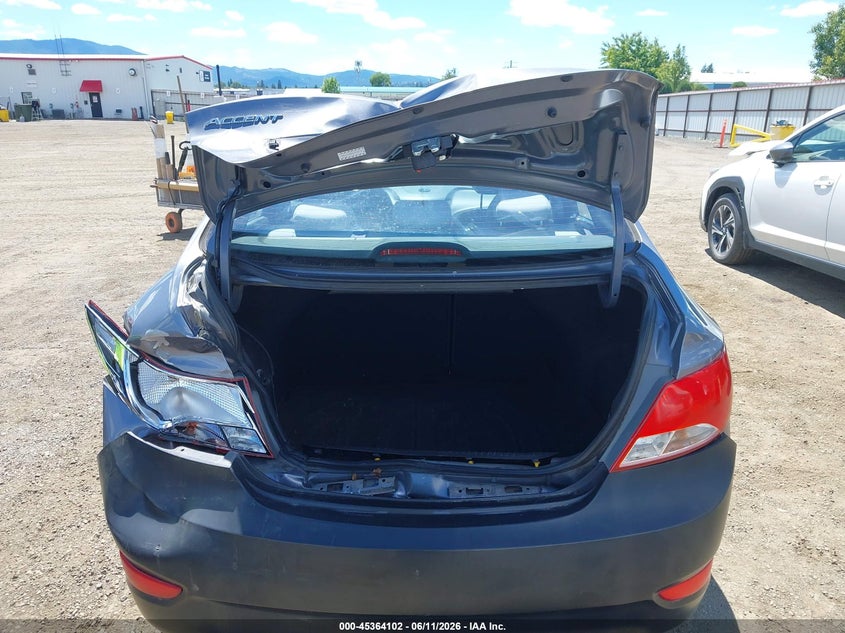 2016 Hyundai Accent VIN KMHCT4AE0GU997618 IAAI salvage auction — REAR END, Bill Of Sale (Washington), sold $550 on 2026-07-07 (photo 6)