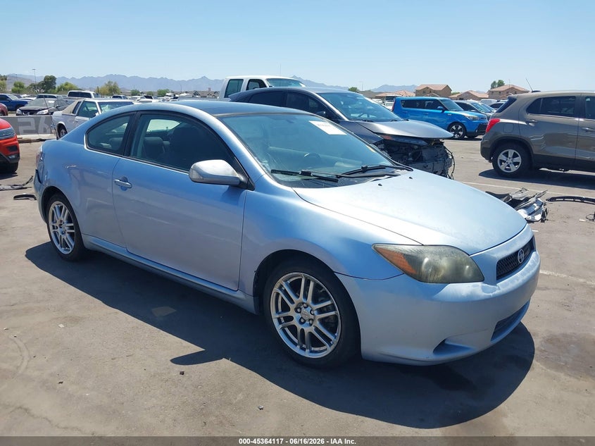 2008 Scion Tc VIN JTKDE167180225609 IAAI salvage auction — LEFT SIDE, Salvage (Arizona), sold $450 on 2026-07-28 (photo 1)