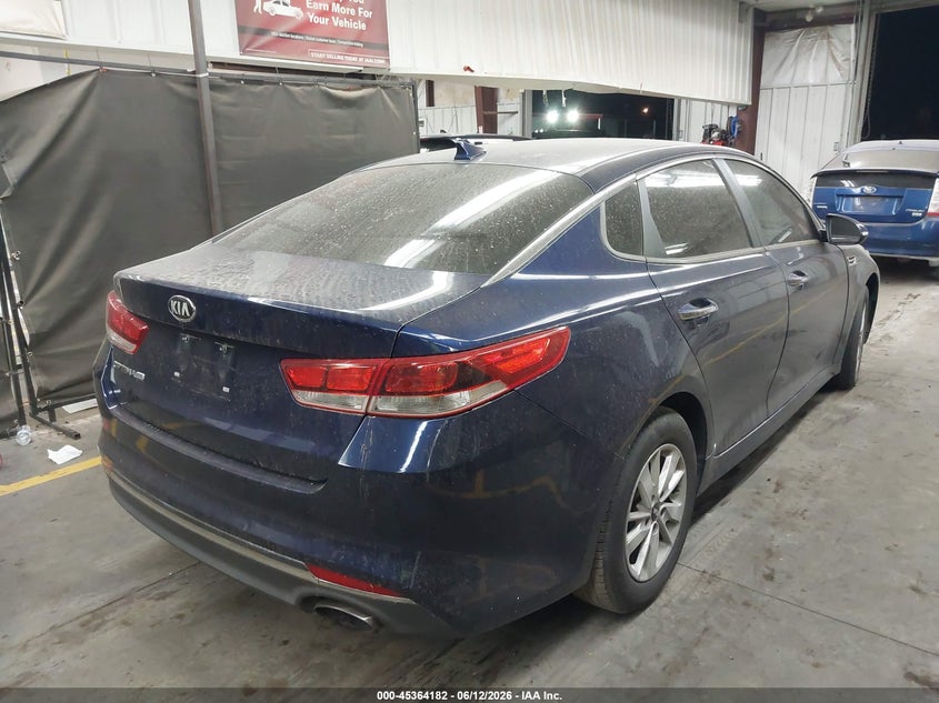 2018 Kia Optima VIN 5XXGT4L38JG192142 IAAI salvage auction — NORMAL WEAR, Restored (Arizona), sold $1,900 on 2026-07-14 (photo 4)