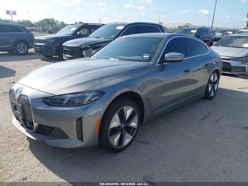 2025 BMW I4 VIN WBY23HD01SFV78762 IAAI salvage auction — RIGHT REAR, Salvage Title, sold $13,300 on 2026-07-28 (photo 2)
