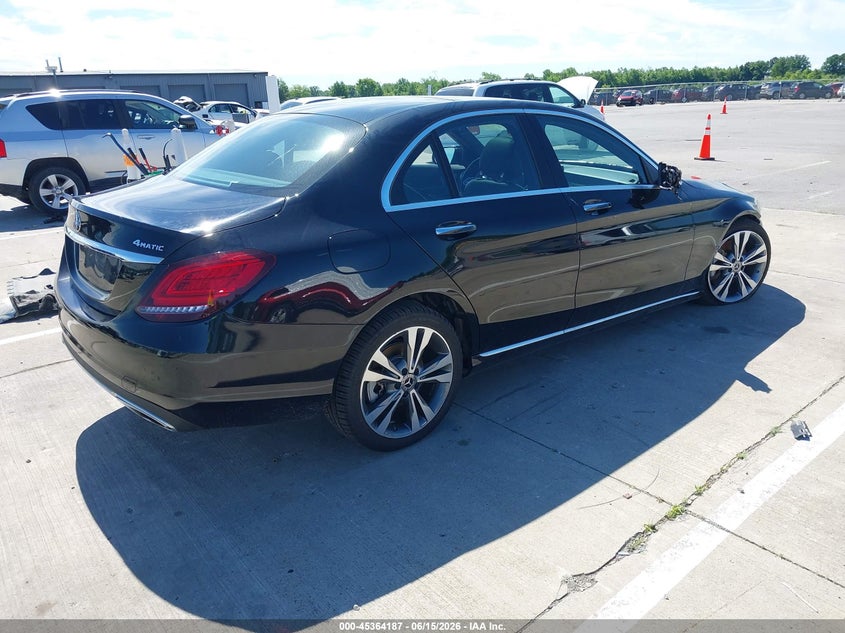 2021 Mercedes-benz C-klasse VIN W1KWF8EB4MR646666 IAAI salvage auction — LEFT FRONT, Salvage Title, sold $9,200 on 2026-08-21 (photo 4)
