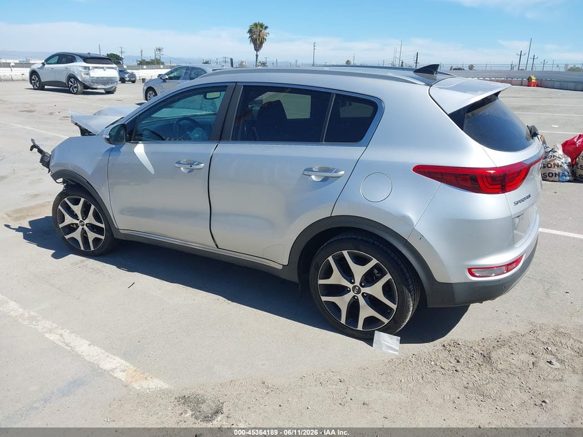 2017 Kia Sportage VIN KNDPR3A66H7103743 IAAI salvage auction — FRONT END, Salvage (California), sold $950 on 2026-07-20 (photo 3)