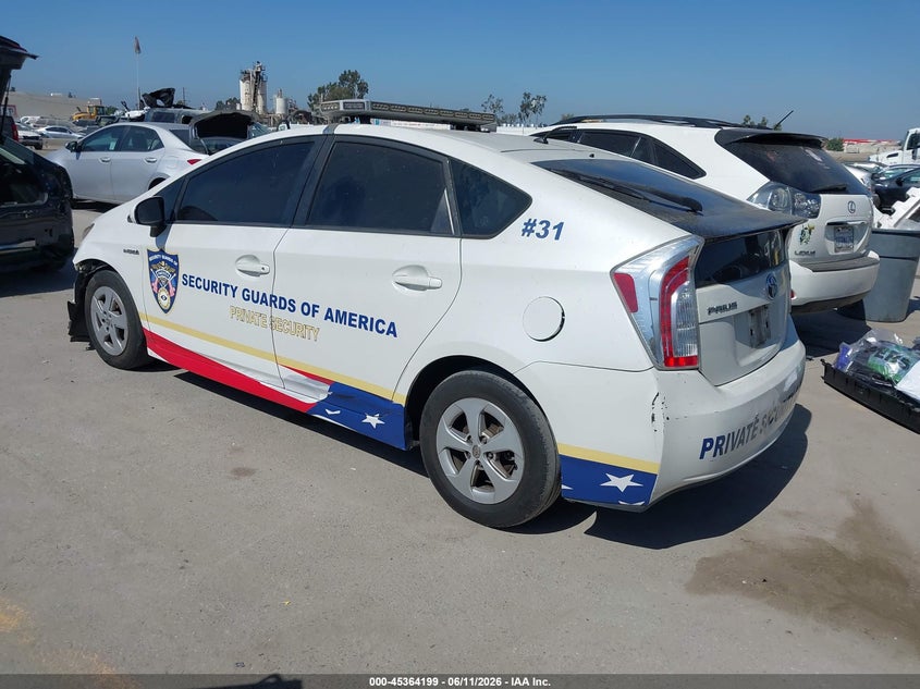 2014 Toyota Prius VIN JTDKN3DUXE0385471 IAAI salvage auction — LEFT FRONT, Salvage (California), sold $2,500 on 2026-07-08 (photo 3)