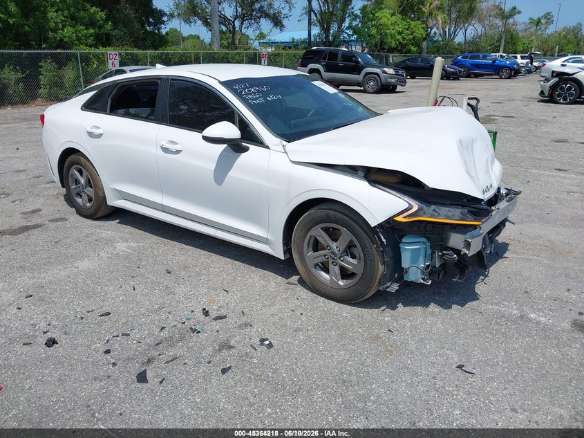 2023 Kia K5 VIN 5XXG14J22PG208960 IAAI salvage auction — FRONT END, Salvage Title, sold $3,000 on 2026-08-23 (photo 1)