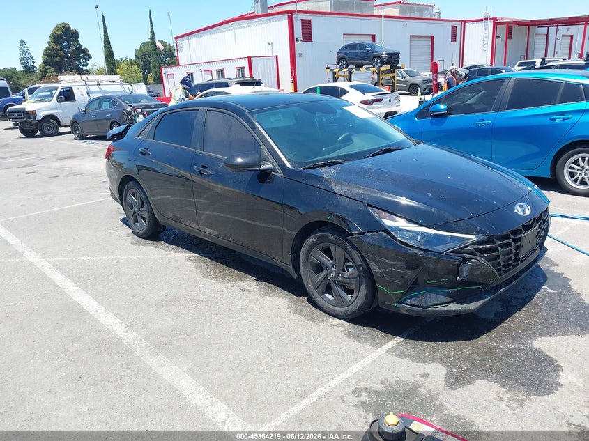2023 Hyundai Elantra VIN KMHLM4AJ6PU039092 IAAI salvage auction — REAR END, Salvage (California), sold $6,500 on 2026-07-10 (photo 1)