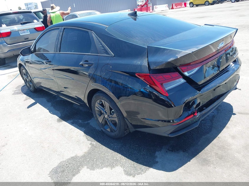 2023 Hyundai Elantra VIN KMHLM4AJ6PU039092 IAAI salvage auction — REAR END, Salvage (California), sold $6,500 on 2026-07-10 (photo 3)