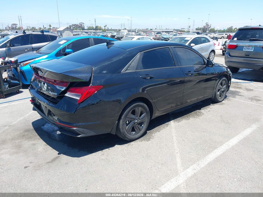 2023 Hyundai Elantra VIN KMHLM4AJ6PU039092 IAAI salvage auction — REAR END, Salvage (California), sold $6,500 on 2026-07-10 (photo 4)