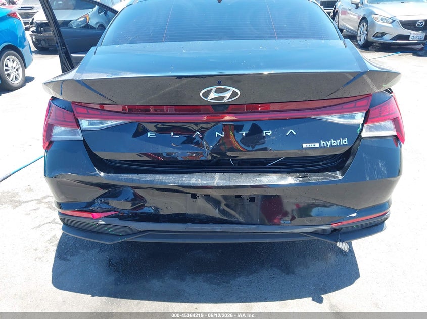 2023 Hyundai Elantra VIN KMHLM4AJ6PU039092 IAAI salvage auction — REAR END, Salvage (California), sold $6,500 on 2026-07-10 (photo 6)