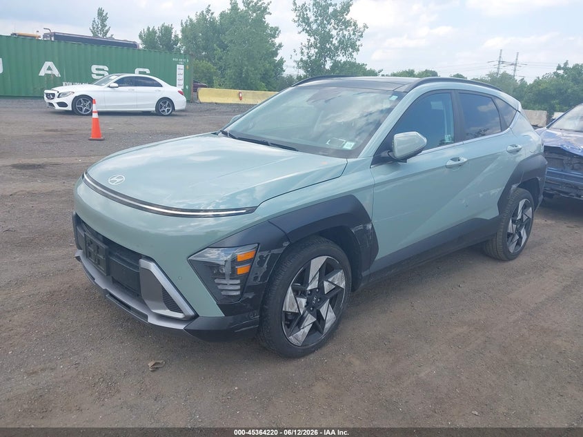 2025 Hyundai Kona VIN KM8HECA35SU233958 IAAI salvage auction — LEFT SIDE, Salvage Title, sold $4,550 on 2026-07-28 (photo 2)