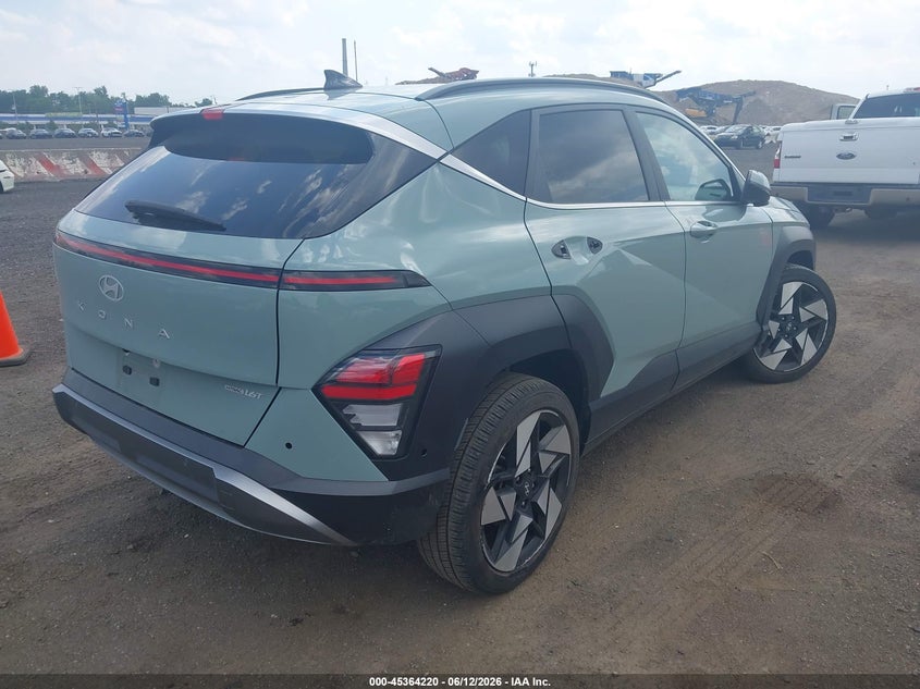 2025 Hyundai Kona VIN KM8HECA35SU233958 IAAI salvage auction — LEFT SIDE, Salvage Title, sold $4,550 on 2026-07-28 (photo 4)