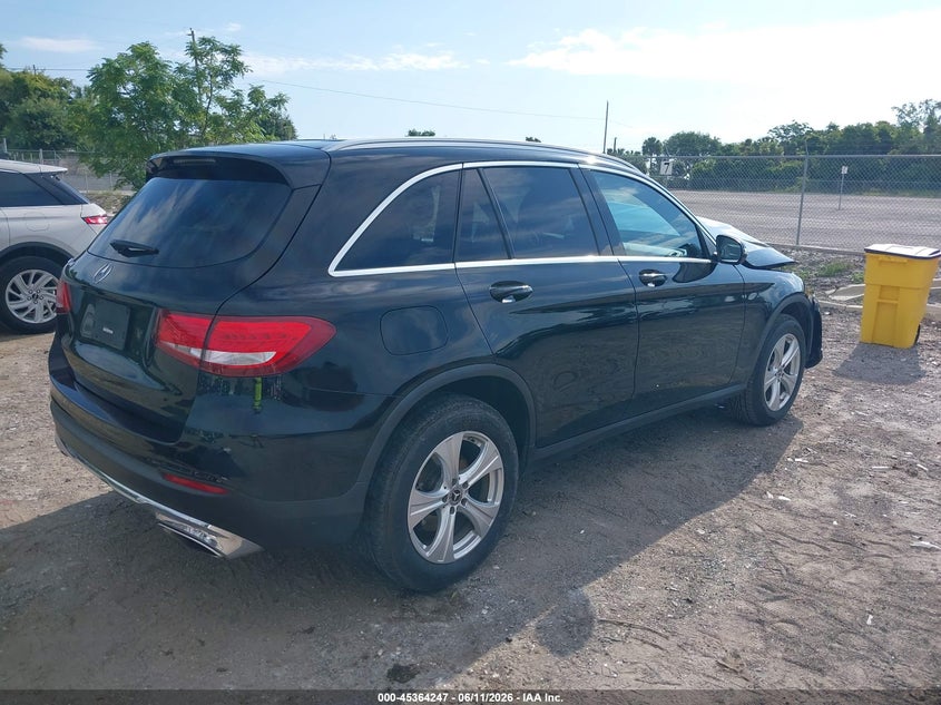 2018 Mercedes-benz Glc VIN WDC0G4JB7JV037970 IAAI salvage auction — FRONT END, Rebuildable (Florida), sold $3,550 on 2026-07-23 (photo 4)