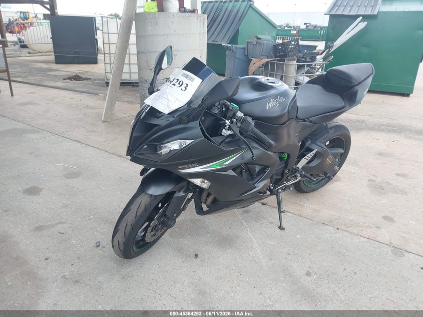 2016 Kawasaki VIN JKBZXJE15GA019275 IAAI salvage auction — SIDE, Salvage (Texas), sold $4,100 on 2026-07-08 (photo 2)