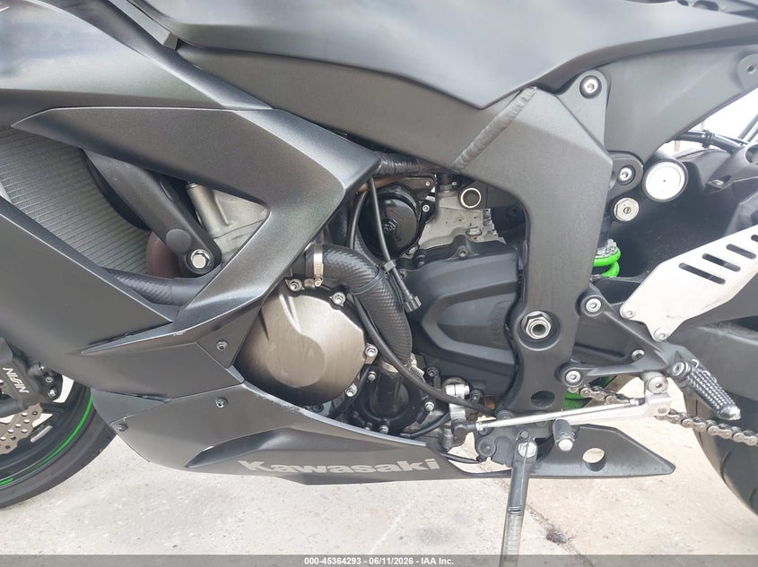 2016 Kawasaki VIN JKBZXJE15GA019275 IAAI salvage auction — SIDE, Salvage (Texas), sold $4,100 on 2026-07-08 (photo 9)