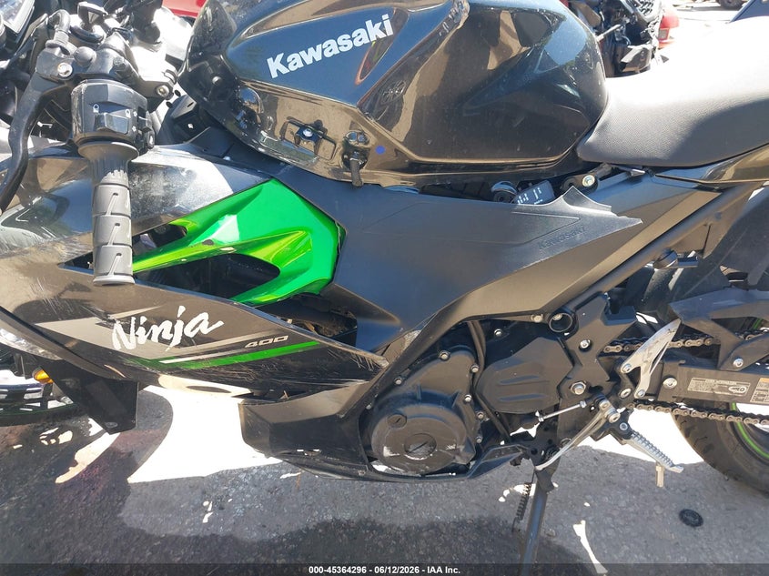 2023 Kawasaki Ninja VIN JKAEXKG13PDAM2478 IAAI salvage auction — FRONT END, Salvage (Missouri), sold $200 on 2026-07-08 (photo 8)