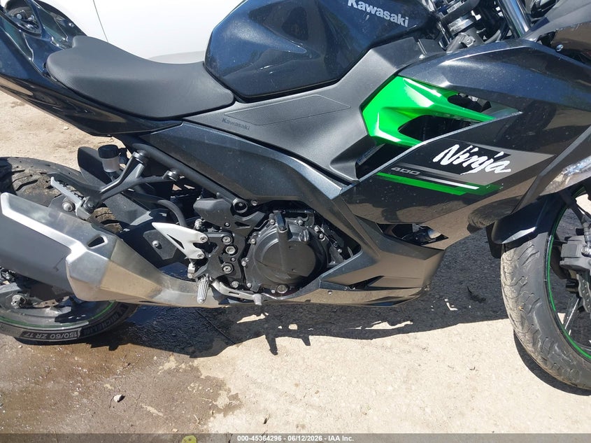 2023 Kawasaki Ninja VIN JKAEXKG13PDAM2478 IAAI salvage auction — FRONT END, Salvage (Missouri), sold $200 on 2026-07-08 (photo 9)