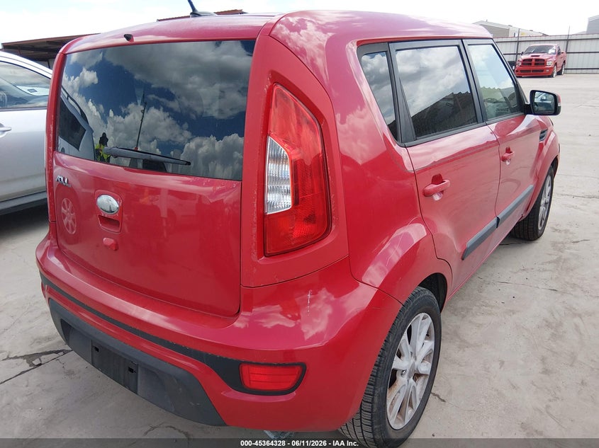 2013 Kia Soul VIN KNDJT2A60D7566196 IAAI salvage auction — FRONT END, Salvage (Texas), sold $275 on 2026-07-28 (photo 4)