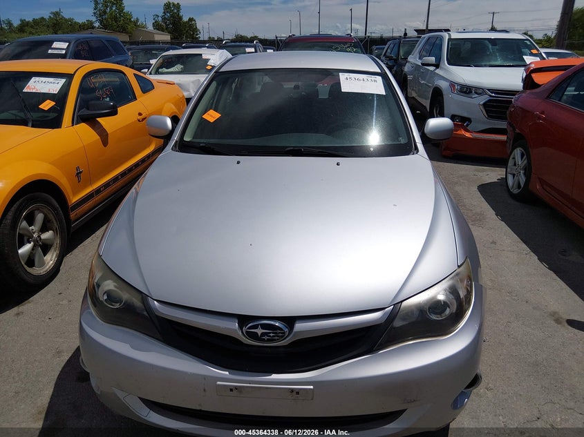2010 Subaru Impreza VIN JF1GE6A62AH509408 IAAI salvage auction — NORMAL WEAR, Original (Ohio), sold $500 on 2026-07-14 (photo 6)