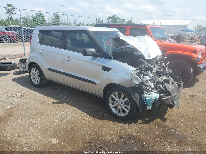 2012 Kia Soul VIN KNDJT2A61C7456658 IAAI salvage auction — FRONT END, Salvage (Ohio), sold $325 on 2026-07-09 (photo 1)