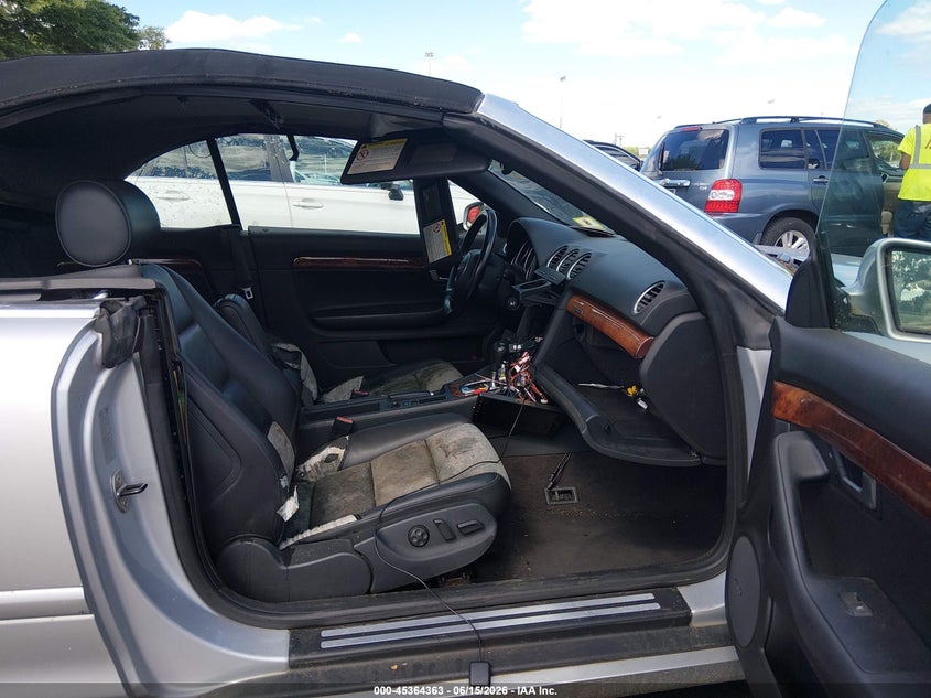 2005 Audi A4 VIN WAUDT48HX5K005192 IAAI salvage auction — REAR END, Salvage (New Jersey), sold $25 on 2026-07-30 (photo 5)
