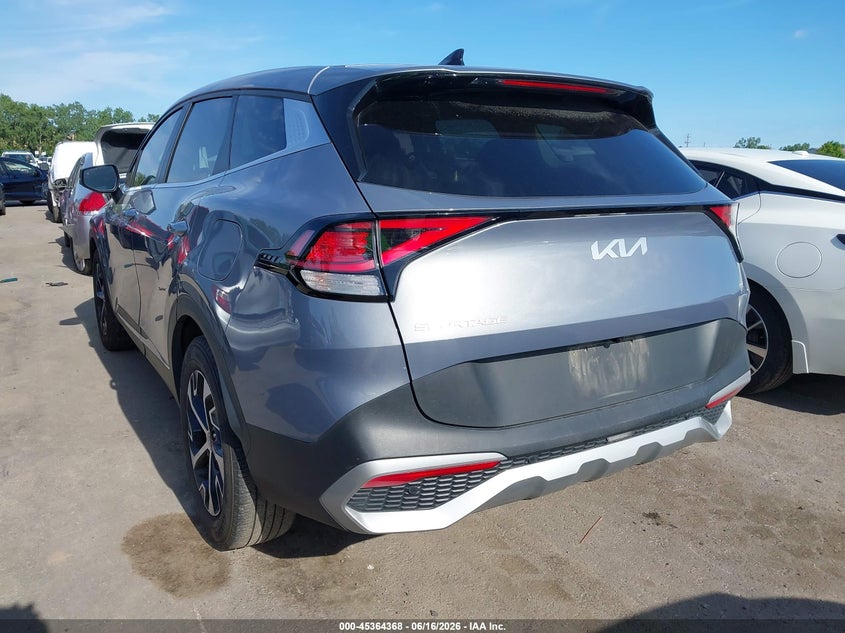 2023 Kia Sportage VIN 5XYK33AF5PG131580 IAAI salvage auction — HAIL, Salvage Title, sold $9,100 on 2026-07-22 (photo 3)