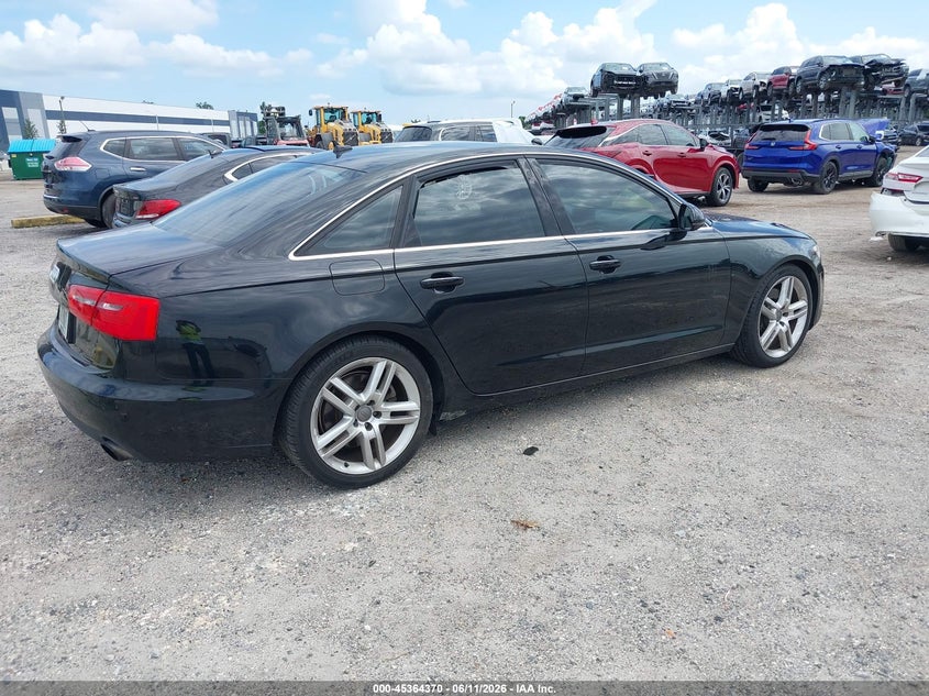 2014 Audi A6 VIN WAUDFAFC6EN088549 IAAI salvage auction — REAR END, Rebuildable (Florida), sold $2,050 on 2026-07-07 (photo 4)