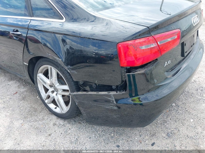 2014 Audi A6 VIN WAUDFAFC6EN088549 IAAI salvage auction — REAR END, Rebuildable (Florida), sold $2,050 on 2026-07-07 (photo 6)