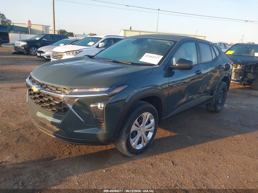 2025 Chevrolet Trax VIN KL77LFEP5SC332769 IAAI salvage auction — LEFT SIDE, Salvage Title, sold $6,200 on 2026-07-21 (photo 2)