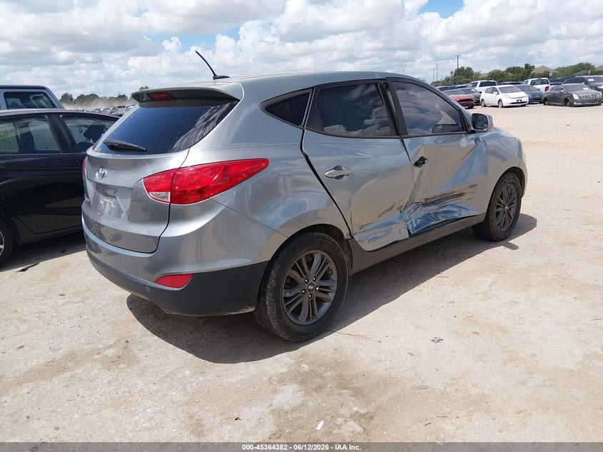 2015 Hyundai Tucson VIN KM8JT3AF1FU098209 IAAI salvage auction — RIGHT SIDE, Salvage (Texas), sold $1,300 on 2026-07-29 (photo 4)