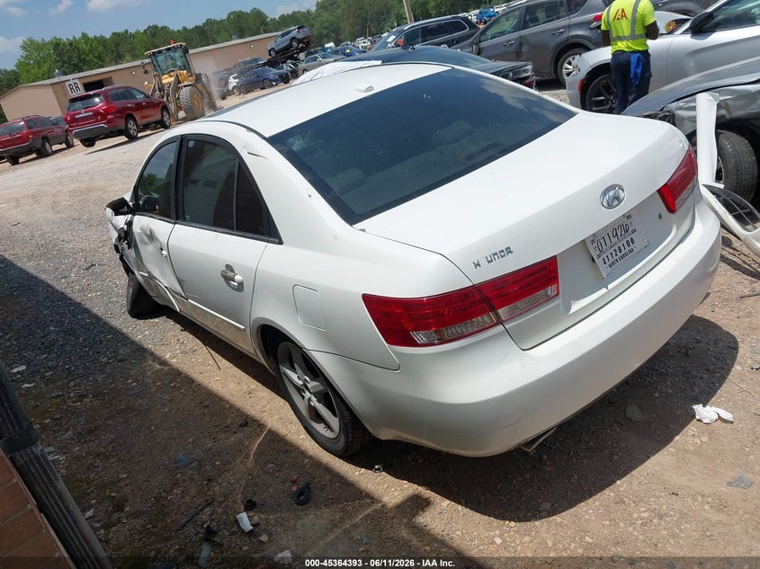 2007 Hyundai Sonata VIN 5NPEU46F77H258798 IAAI salvage auction — FRONT END, Salvage (North Carolina), sold $350 on 2026-07-27 (photo 3)