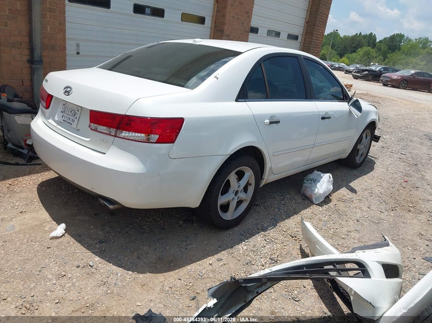 2007 Hyundai Sonata VIN 5NPEU46F77H258798 IAAI salvage auction — FRONT END, Salvage (North Carolina), sold $350 on 2026-07-27 (photo 4)