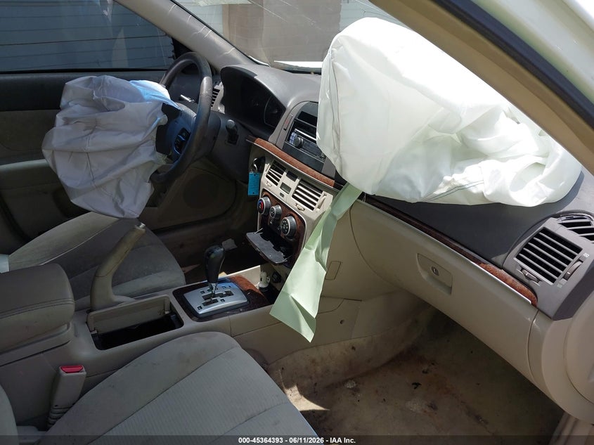 2007 Hyundai Sonata VIN 5NPEU46F77H258798 IAAI salvage auction — FRONT END, Salvage (North Carolina), sold $350 on 2026-07-27 (photo 5)
