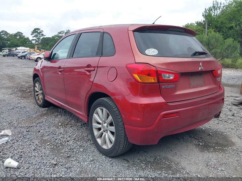 2011 Mitsubishi Outlander sport VIN JA4AP4AU6BZ000750 IAAI salvage auction — NORMAL WEAR, Clear (South Carolina), sold $800 on 2026-07-28 (photo 3)