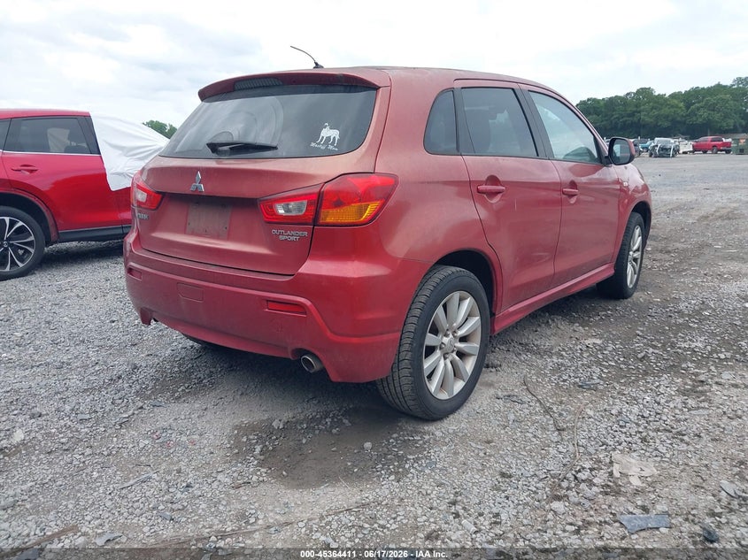 2011 Mitsubishi Outlander sport VIN JA4AP4AU6BZ000750 IAAI salvage auction — NORMAL WEAR, Clear (South Carolina), sold $800 on 2026-07-28 (photo 4)