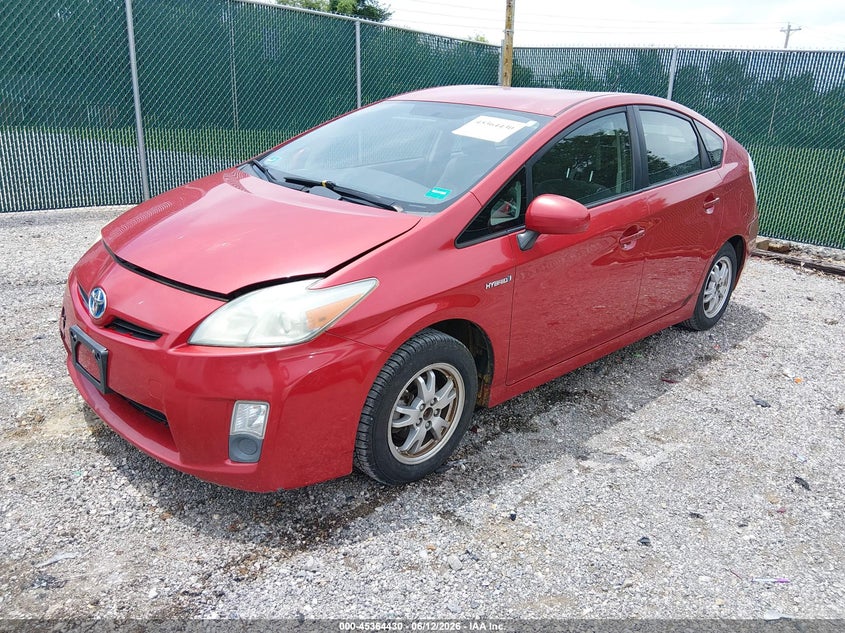 2011 Toyota Prius VIN JTDKN3DU0B5360822 IAAI salvage auction — NORMAL WEAR, Original (Kentucky), sold $1,525 on 2026-07-27 (photo 2)